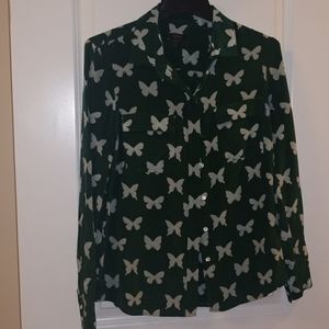 J-crew Green long sleeve shirt